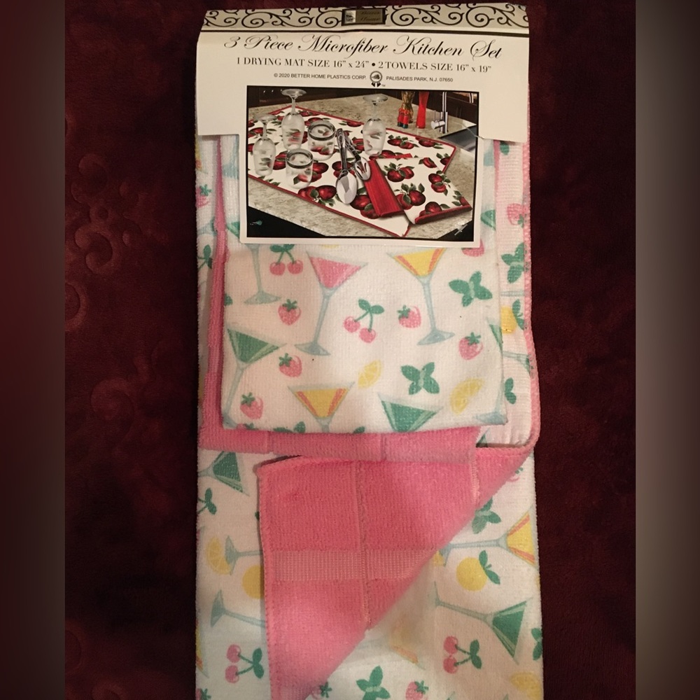 3 Piece Microfiber Kitchen Set